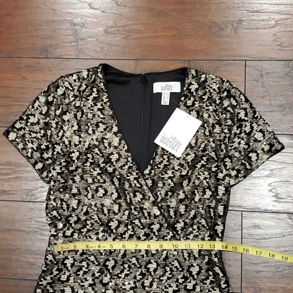 NWT Badgley Mischka Sequin evening luxury dress - Picture 5 of 11
